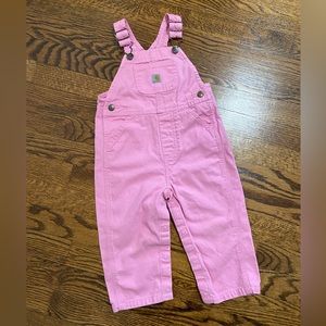 Carhartt Pink Kids Overalls